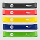Yoga Studio Resistance Loop Bands - 5 Pack Inc Bag