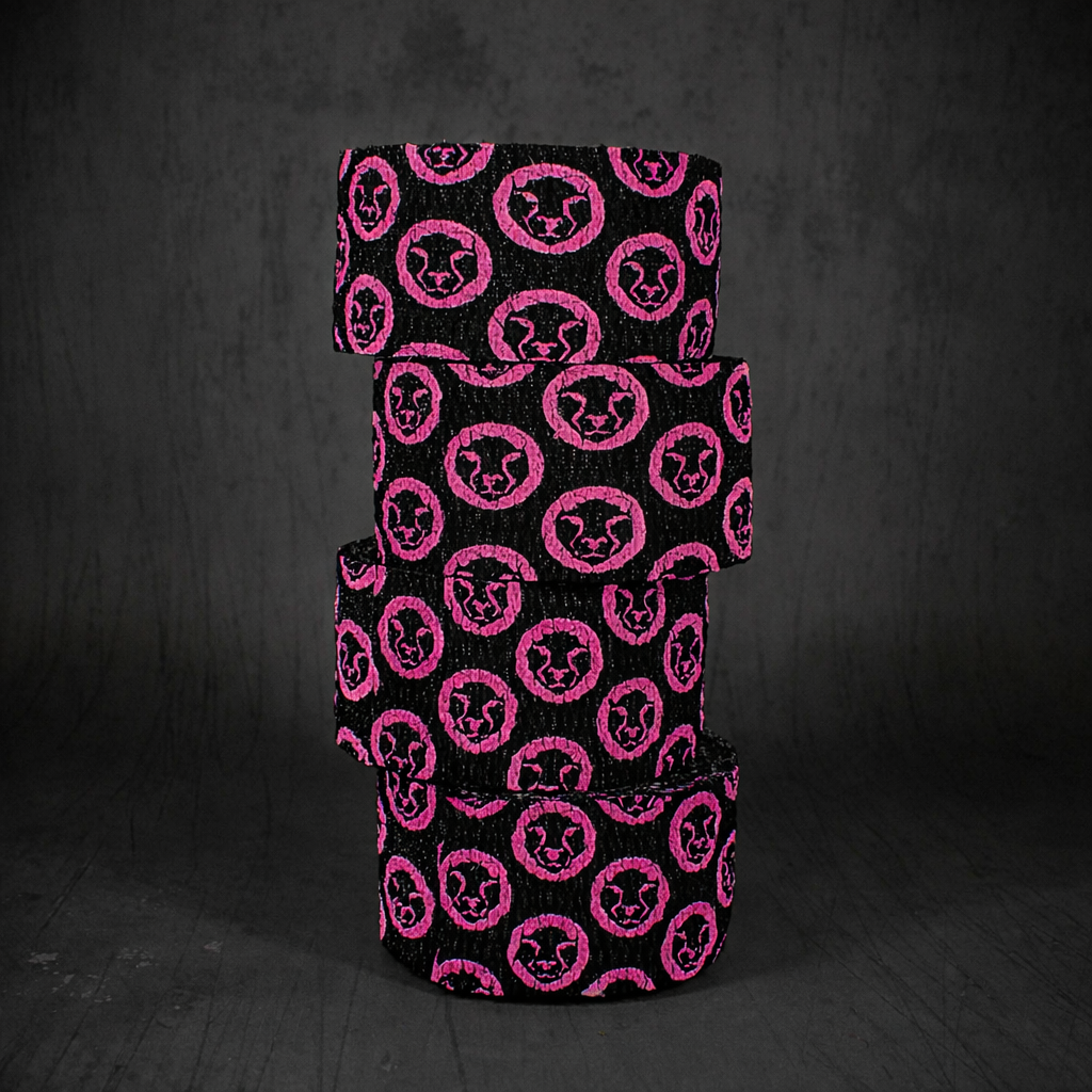 Mammal Tape - 10-Metre - Black/Pink - SPEC 2.0 (4 pack)